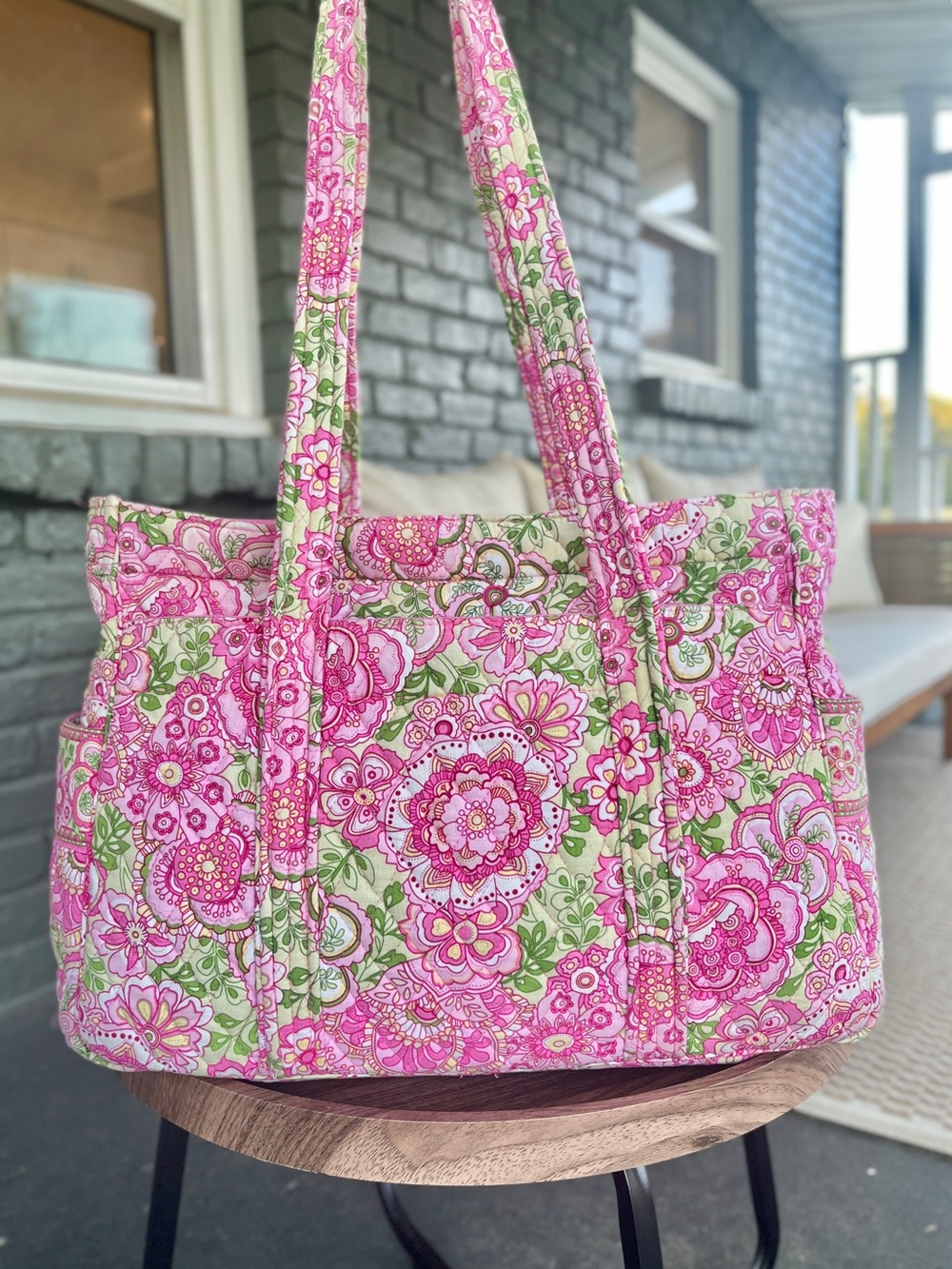 Vera Bradley Petal Pink Large Tote Bag